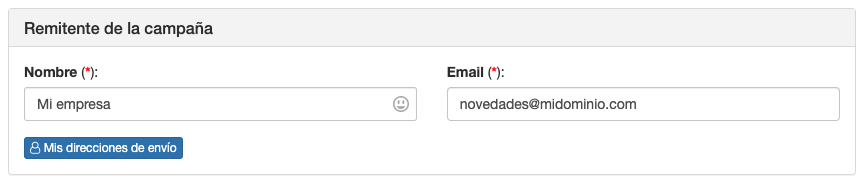 Escoge el remitente creando campañas de email marketing -